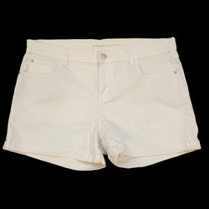 Old Navy Size 14 White Denim Shorts